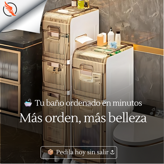 Caja de Almacenamiento para Baño – Práctica, Elegante y Compacta.