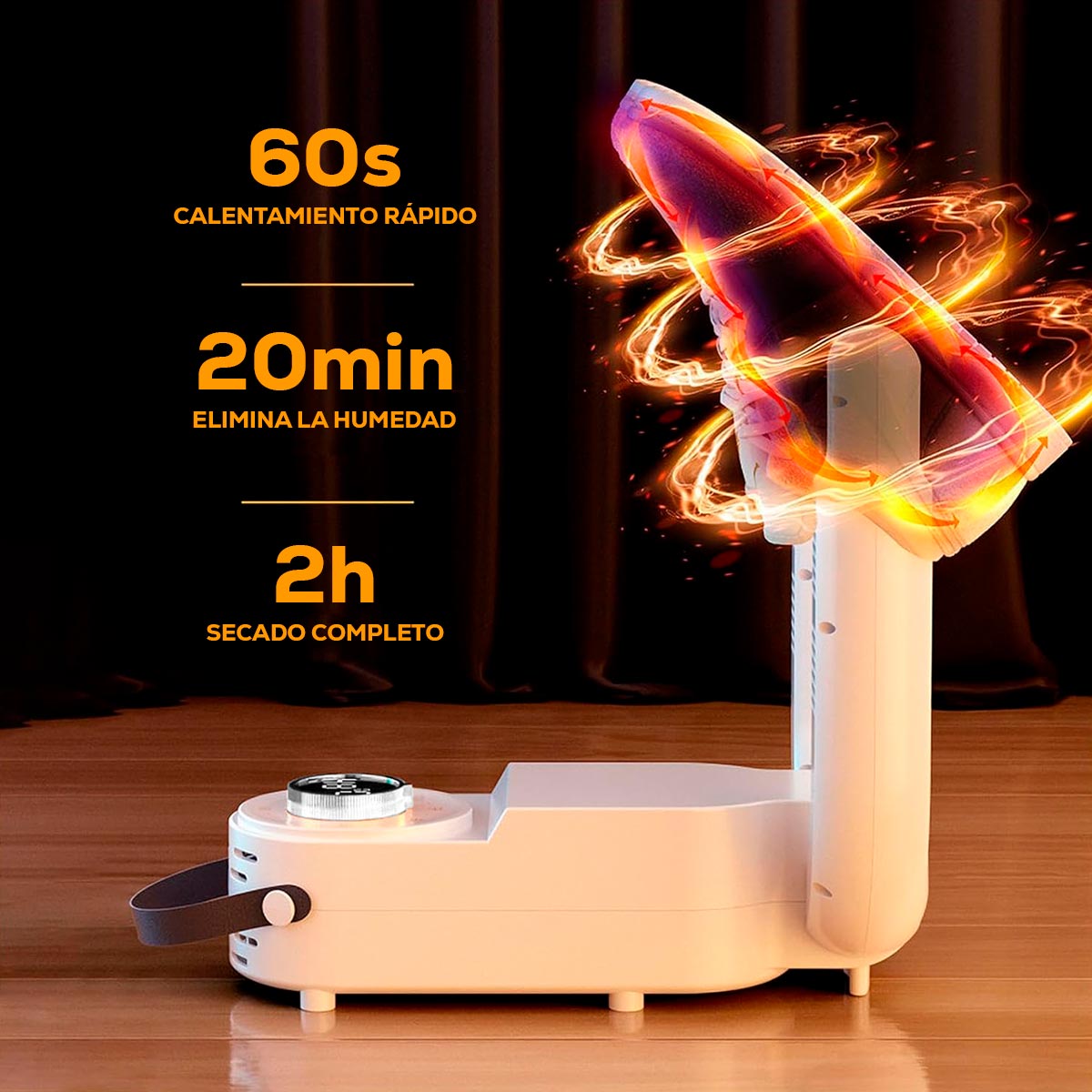 ⚡ Secador Eléctrico de Zapatos – Portátil, Inteligente y Rápido.