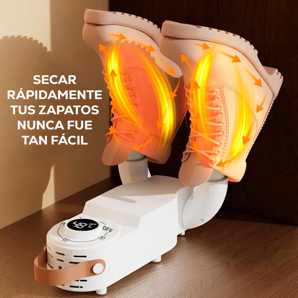 ⚡ Secador Eléctrico de Zapatos – Portátil, Inteligente y Rápido.