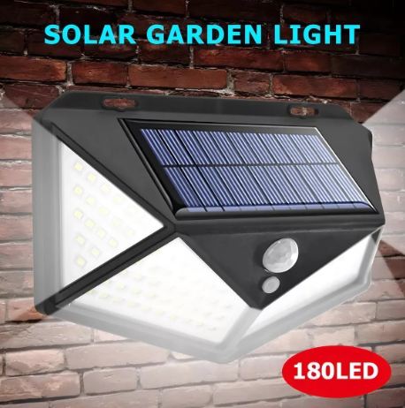 💡 Lámpara Solar LED con Sensor de Movimiento (900 LM).