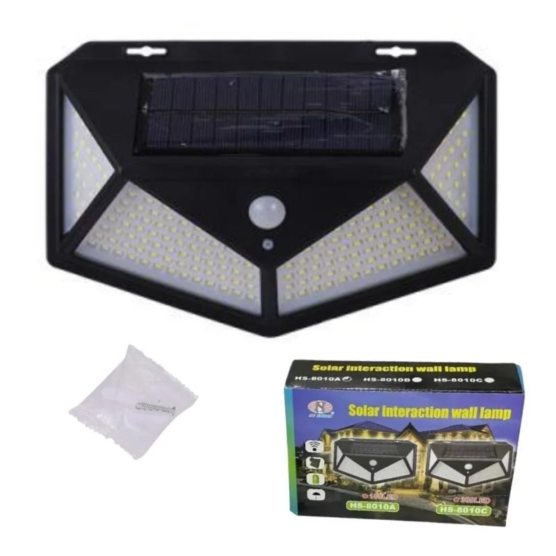 💡 Lámpara Solar LED con Sensor de Movimiento (900 LM).