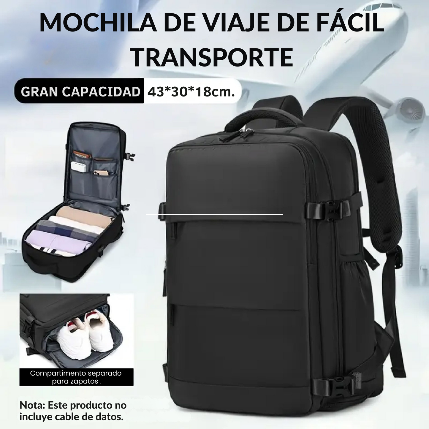 Maleta Mochila Multifuncional Pro.