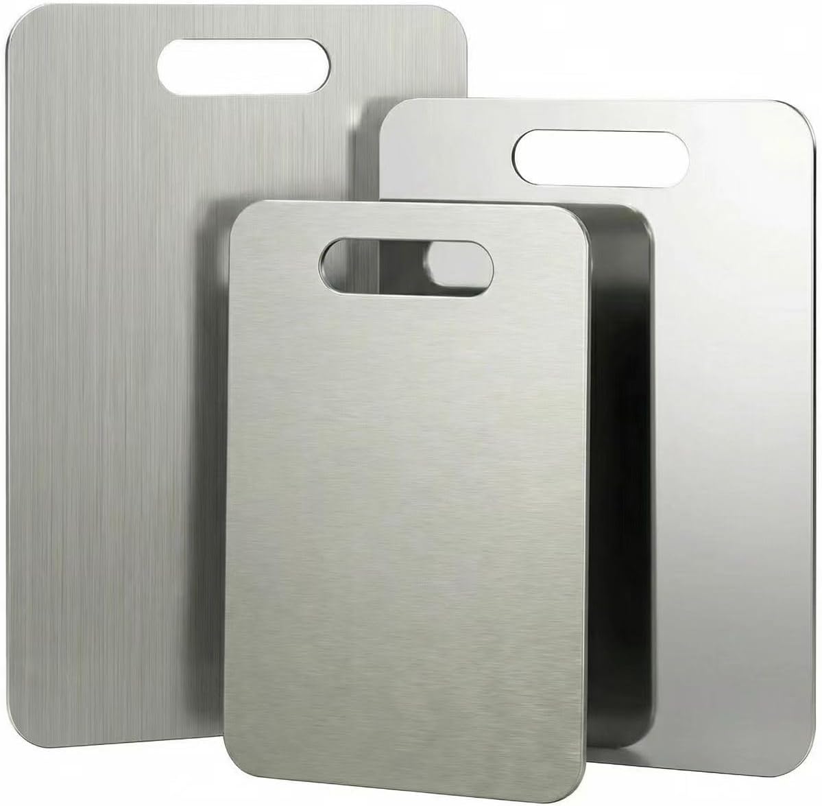Pack de 3 Tablas Higiénicas de Acero Inoxidable.